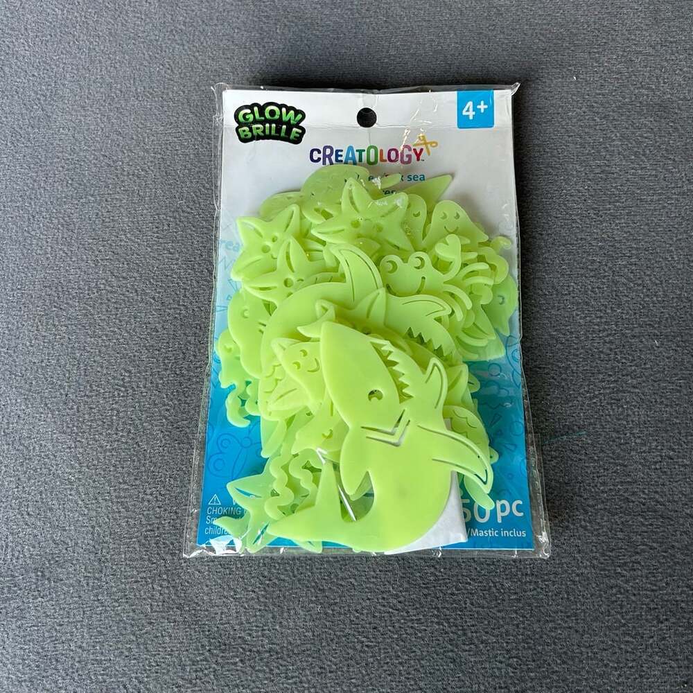 Creatology Glow-in-the-Dark Sea Creatures 50 Piece Sticker Set